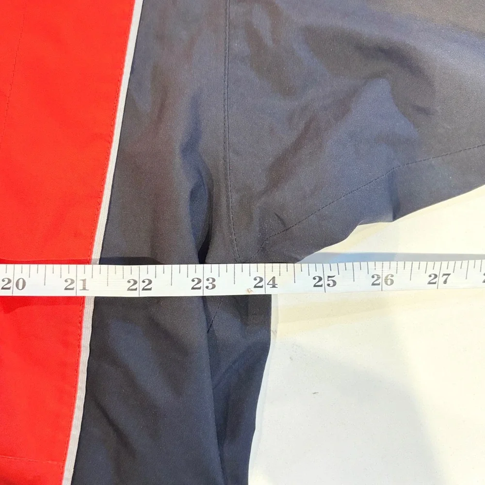 Vintage 90s Nike Storm-Fit Windbreaker Jacket Red Black White Colorblock Mens XL